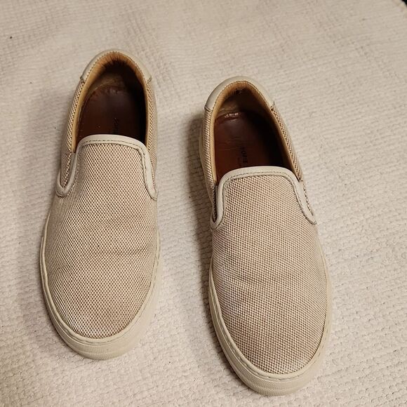 Sofie D'Hoore neutral canvas slip-on platform sneakers - Picture 2 of 10
